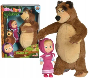 Bábika Máša a Medveď Simba 28 cm