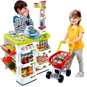 Stánok supermarketu PRE DETI Pokladničný košík