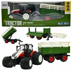 Diaľkovo ovládaný TRAKTOR TRAKTOR S PRÍVESOM RC hračka s diaľkovým ovládaním