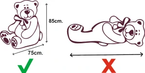 Maskot medvedíka 160 cm Odol-Plusz 3 roky +