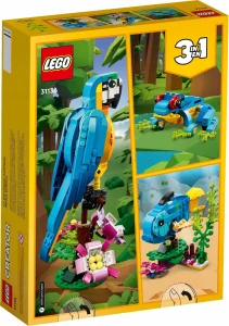 LEGO Creator 3 v 1 31136 Exotický papagáj 3 v 1 + KATALÓG LEGO 2024 NOVINKA