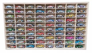 Polička na pružiny, autíčka Hot Wheels, Organizér s kapacitou 80 miest