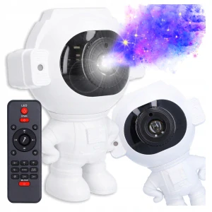 STARS PROJECTOR astronaut nočná lampa projektor do detského priestoru + diaľkové ovládanie