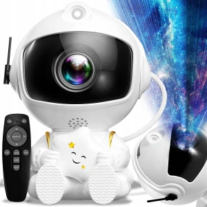 STAR PROJEKTOR ASTRONAUT NOČNÁ LAMPA PRE DETSKÝ PRIESTOR GALAXY + DIAĽKOVÉ