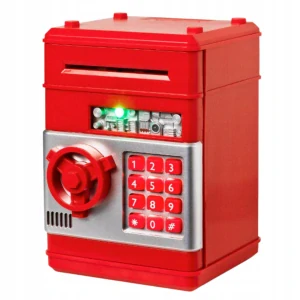 Trezor, elektrické prasiatko, bankomat, peniaze, bankovky, mince, heslo, kód