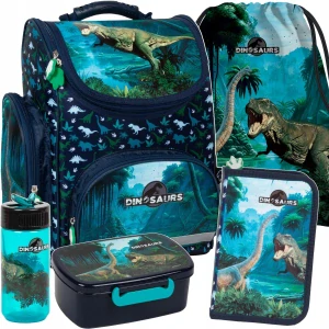 ŠKOLSKÉ TAŠKA PRE CHLAPECKA ERGONOMICKÉ DERFORMY JUNGLE DINOSAURS