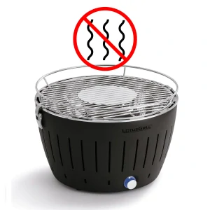 Prenosný záhradný gril na drevené uhlie