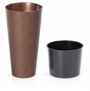 Prosperplast kvetináč 30 cm x 30 x 57,2 cm priemer 30 cm plastové odtiene hnedej a béžovej