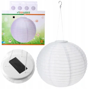 Zabudovateľná solárna lampa ProGarden, biela, 33 cm, 1 ks.