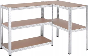Skladový kovový regál Gockowiak 150 x 75 x 30 cm max 125 kg na policu