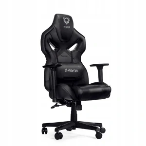 Herná stolička Diablo Chairs X-Fighter, čierna ekokoža