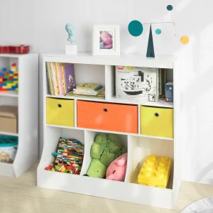 SoBuy polica 92 x 40 x 93 cm biela