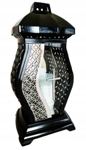 sviečka, glamour lampáš, váza, ratanový kríž