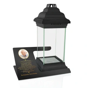 VENOVANÝ HROBOVÝ STOJAN A VEĽKÁ LAMPA, XXL