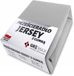 JERSEY vypasovaná plachta 160x200 POLISH HRUB