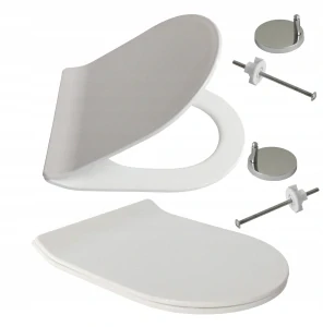 WC sedadlo Estiva Slim, biely polypropylén