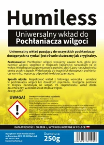 Bezhumná kartuša na pohlcovanie vlhkosti 250 g