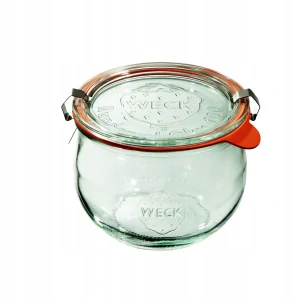 WECK TULIP dóza 580 ml Ø100 sada. Sada 6 sád