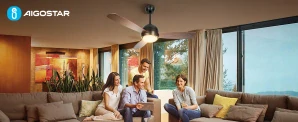 Stropný ventilátor Aigostar Stropný ventilátor čierny