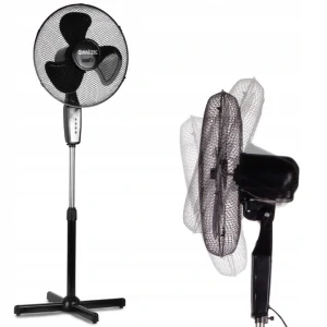 MalTec WL85-BR podlahový ventilátor, čierny