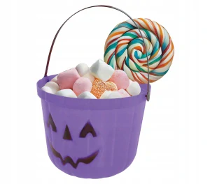 ČIERNE HALLOWEENSKÉ VEDRO na cukríky