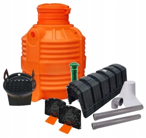 Ekologický septik, čistička odpadových vôd, 1500 L, tunel, 150 L x 4 ks