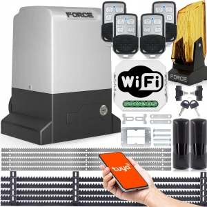 FORCE 1200 WiFi SET POSUVNÁ BRÁNA 4xPILOT 5xPÁS LAMPY 1200kg