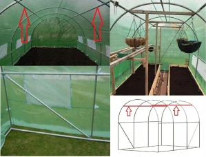 ZÁHRADNÁ FÓLIA TUNEL SKLENÍK 2,5x5m 12,5m2 25mm TRUBKY
