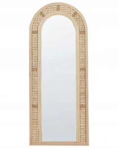 Beliani nástenné zrkadlo oválne 50 x 120 mm