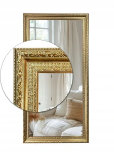 Zrkadlové továrenské nástenné zrkadlá obdĺžnikový rám plastový 700 x 1400 mm