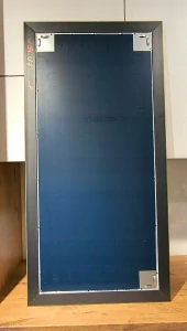 Zrkadlo v štýlovom ozdobnom zlatom ráme 100x100 odolné voči vlhkosti u22