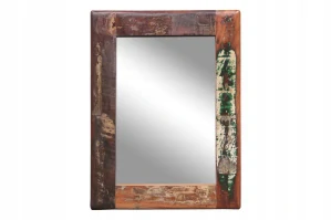 Wooden Mirror Loft Metal Recycling Series FREEZY