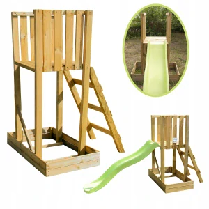 Základňa pre šmykľavku, výška 90 cm, impregnovaná platforma