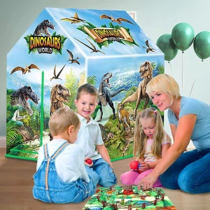 DINOSAUR SVETOVÝ STAN DETSKÝ DOMČEK DINOSAUR DO ZÁHRADNÉHO DOMKU