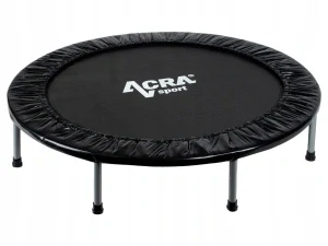 Trampolína ACRA 114 cm, pre vnútorné aj vonkajšie použitie - čierna