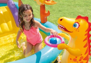 VEĽKÉ VODNÉ IHRISKO BAZÉN DINOSAURY 333x229x112 cm - INTEX 57135