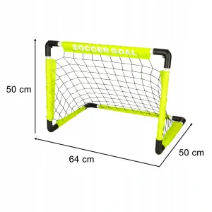 Sada 2 futbalových gólov Pump Ball Fun Garden