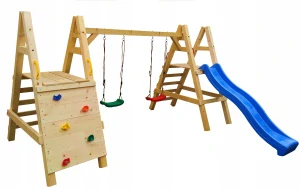 Drevené ihrisko do záhrady HAPPY PLAYGROUND 2.0 CERTIFIKOVANÉ NÁMESTIE!