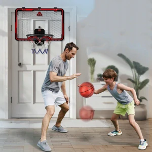 ZREE PRENOSNÁ MINI BASKETBALOVÁ SÚPRAVA NA ZÁVES NA DVERE IZBOVÉ ODNÍMATEĽNÉ