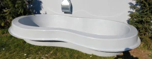 Bazén polyester laminát 380/250/70 pevná sieťovina
