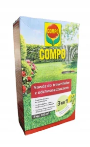 COMPO 3v1 trávnikové hnojivo s burinou 3kg