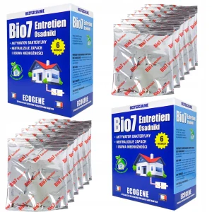 Bio 7 Sedimentačné nádrže Baktérie Bio7 pre čistiarne odpadových vôd ROK