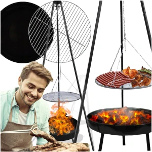 GRIL TRIPOD CAMPFIRE ZÁHRADNÝ ZÁVISNÝ VEĽKÝ 50CM CAMPFIRE 5