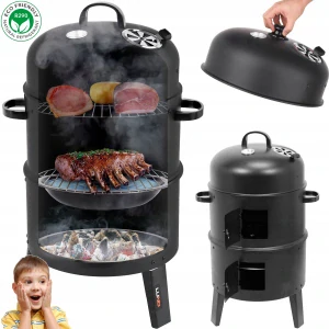 Lund kovová udiareň KRUHÁ UDIERŇA Home Small MINI