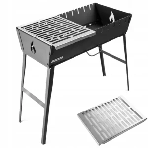 Ekologický nerezový grilovací rošt 39*30*3 cm Univerzálny