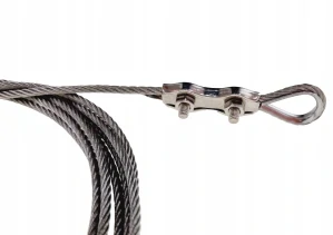 Lano 300cm + Reťaz 3x70cm na grilovací rošt trojnožka nerez set