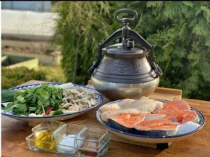 Afganský kotol 15l Dvojfarebný s antiadhéznym povlakom (11,8l) Rashko