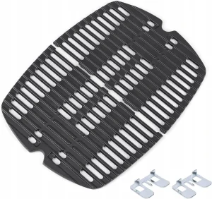 Liatinový grilovací rošt, 32,3 x 21,6 cm, pre Weber Q100, sada 2ks