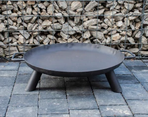 HRUBÉ ZÁHRADNÉ OCEĽOVÉ OHNISKO PRE TÁBOR, 60CM KOTLÍK, HRÚBKA AŽ 2 MM!