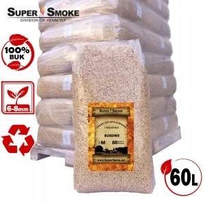 Super Smoke BUK fajčiarske čipsy KL-08 (6-8mm) Stredné 60 litrov